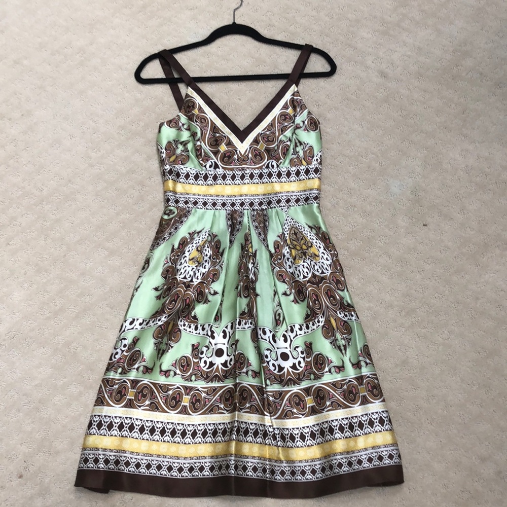 Morell Maxie Knee Length Silk Dress.